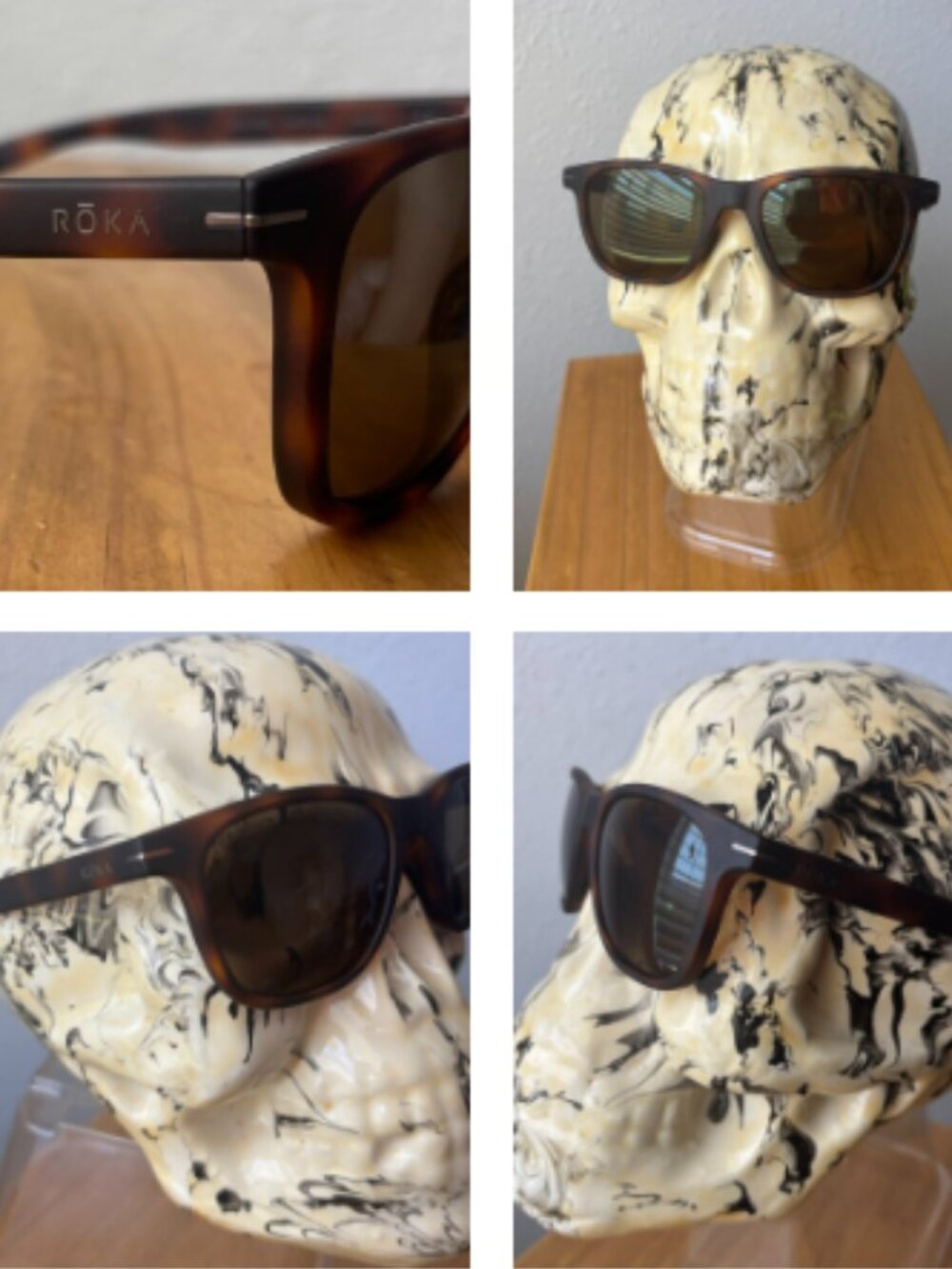 ROKA Halsey Matte Tortoise Performance Sunglasses 54-18-140 E3012-0154